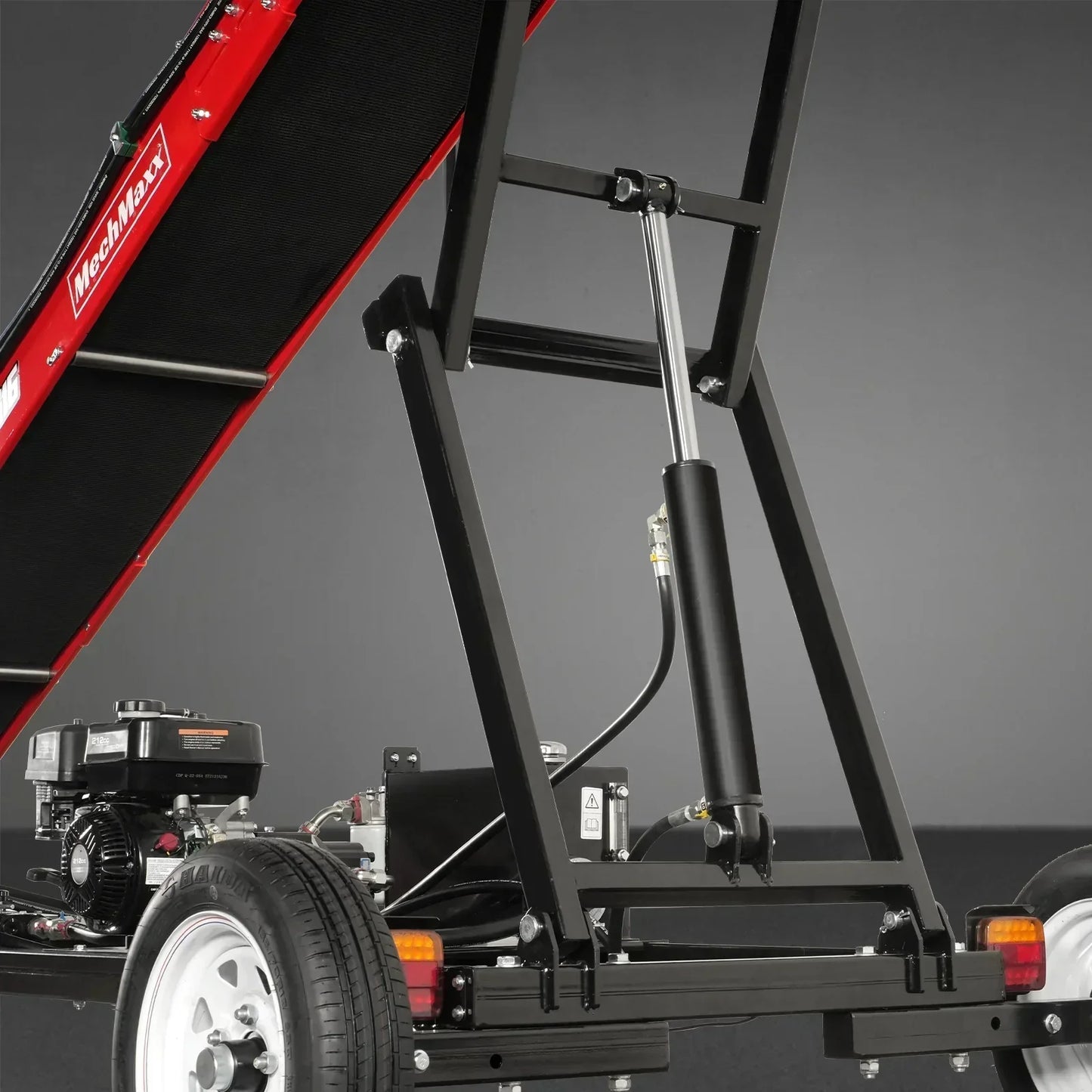 Firewood Conveyor, 7HP 212cc Gasoline Powered Max. 124" Lift Height, 236'' Length, 16" Width, HC2016