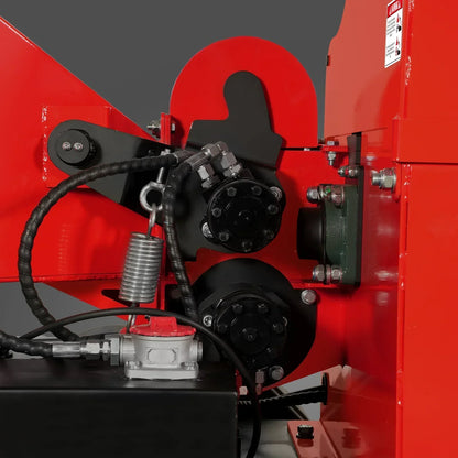 25hp 750cc Twin Cylinder ZONSEN Petrol Engine 7” Hydraulic Feeding Wood Chipper, DCH7
